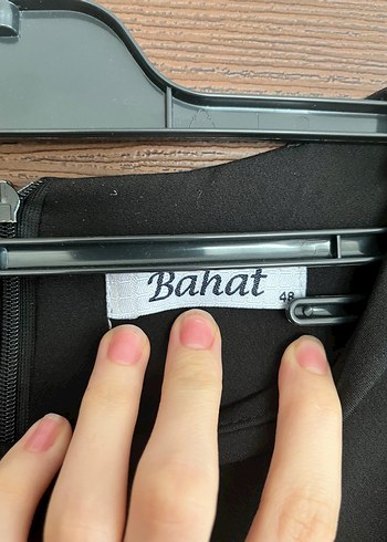 Siyah Uzun Kollu Kemerli Kadın Elbise - Görsel 5