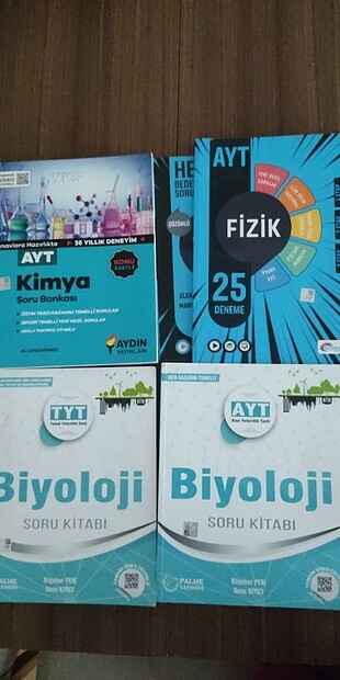 AYT TYT FİZİK KİMYA BİYOLOJİ