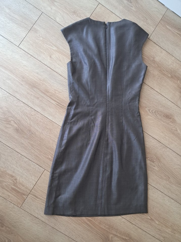 Network gri ofis elbisesi - Görsel 4