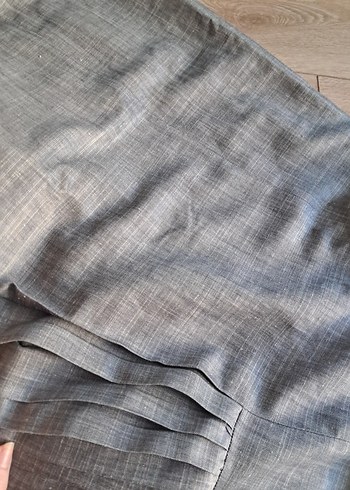 Network Limited gri pileli elbise - Görsel 6