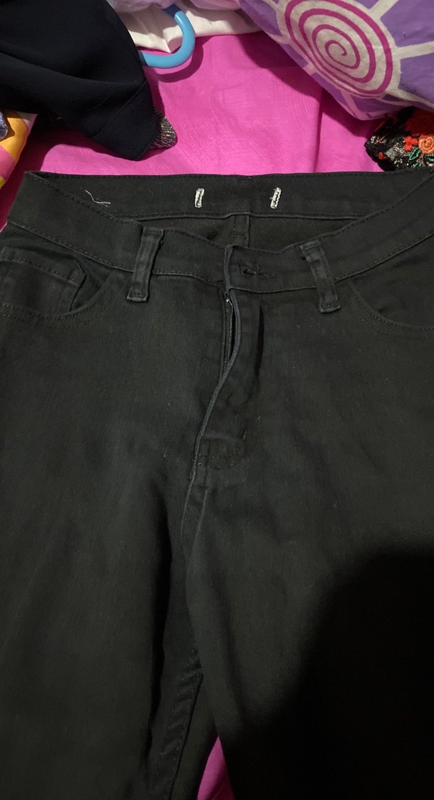 Siyah Kadın kot Pantolon - Görsel 2