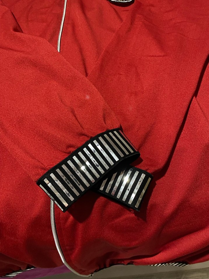 Kırmızı Fermuarlı tunik - Görsel 4