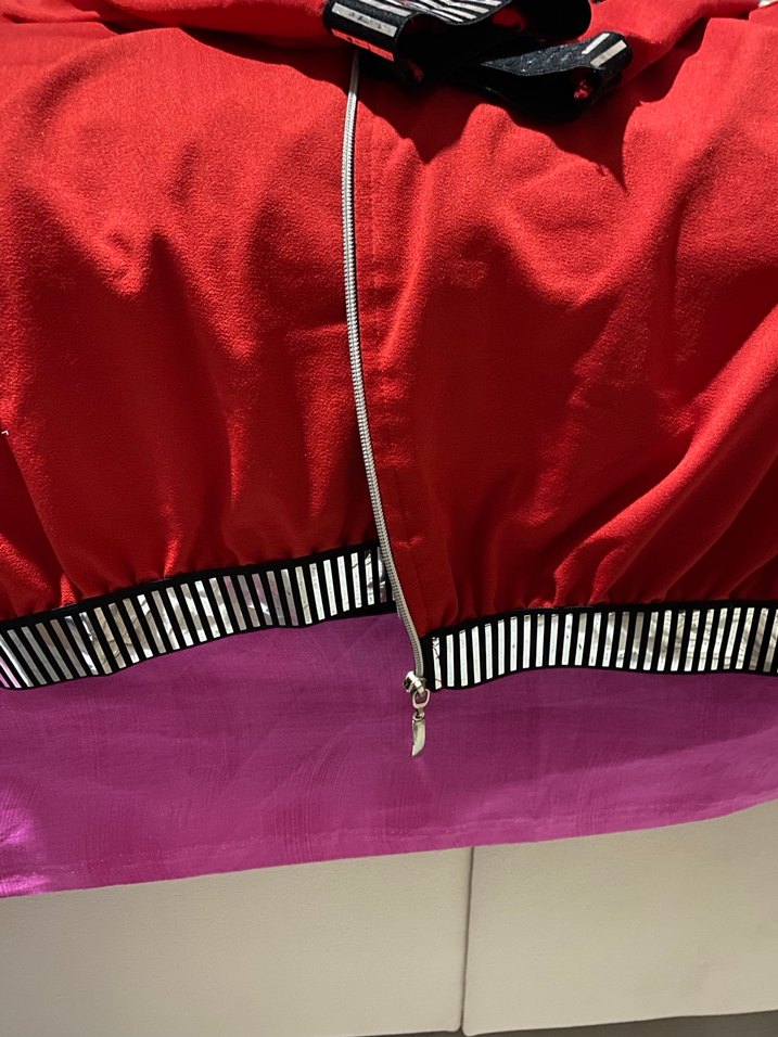 Kırmızı Fermuarlı tunik - Görsel 5