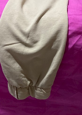 Baskılı bej Kadın Eşofman Altı - Görsel 4