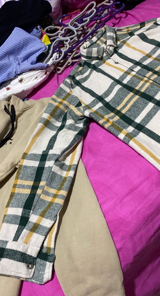 Gri Ekose Desenli erkek Gömlek - Görsel 2