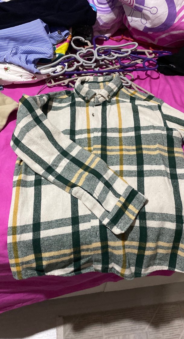 Gri Ekose Desenli erkek Gömlek - Görsel 3