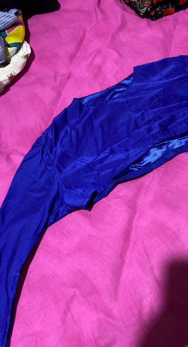 Parlak Mavi crop top - Görsel 2