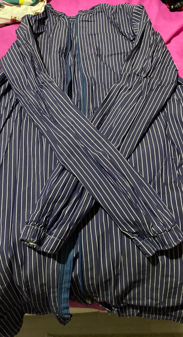 Mor fermuarlı tunik - Görsel 3