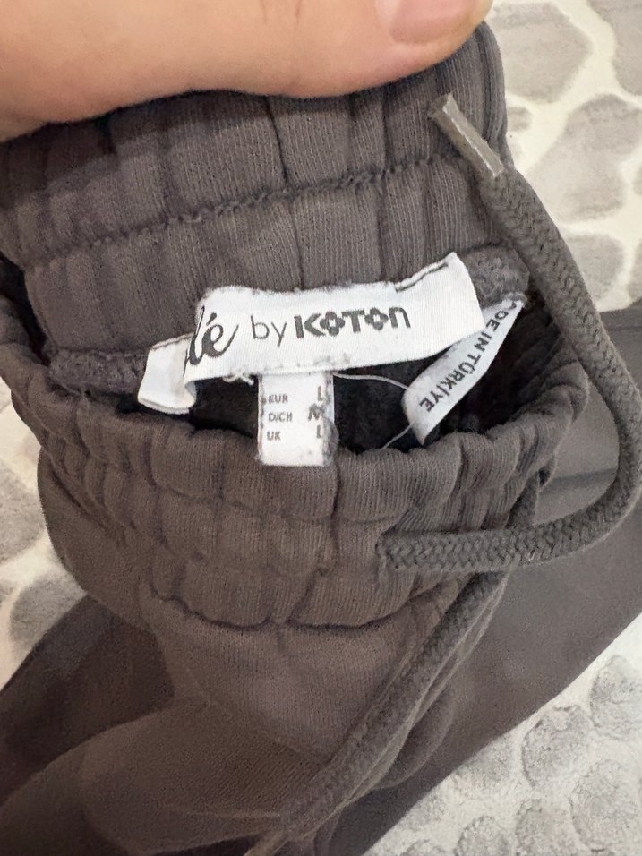 Kadın Kahverengi Rahat Kesim Eşofman Altı - Görsel 3