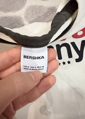 Baskılı Beyaz Pamuklu Kadın Tişört - Görsel 2