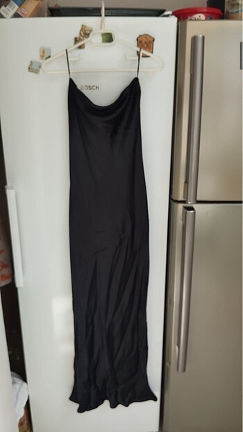 bershka straplez elbise