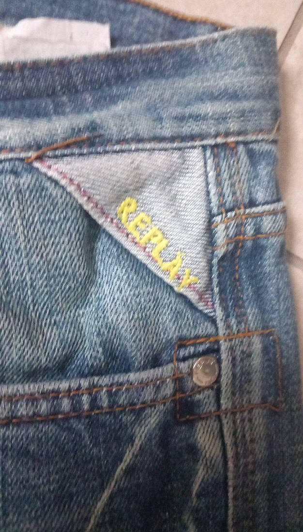 Replay Açık Mavi Denim Orginal vintage Jean 2000 model — görsel 6/16