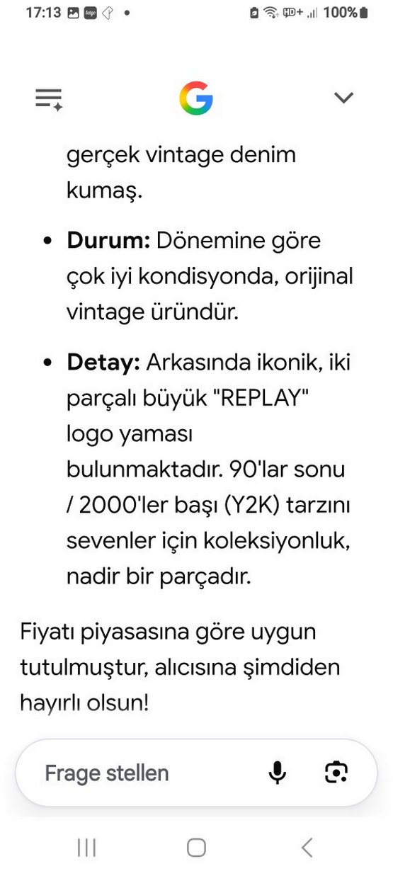 Replay Açık Mavi Denim Orginal vintage Jean 2000 model — görsel 12/16