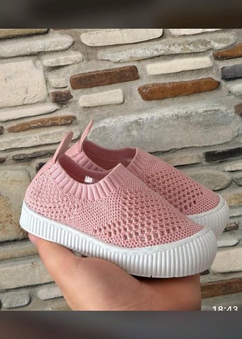 Skechers Kız Çocuk Örgü Beyaz Sneaker