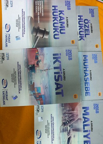 2018 A Grubu Kamu Hukuku, İktisat, Maliye, Muhasebe Kitapları - Görsel 2