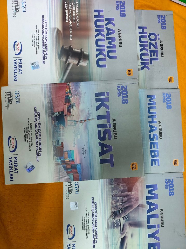 2018 A Grubu Kamu Hukuku, İktisat, Maliye, Muhasebe Kitapları - Görsel 2