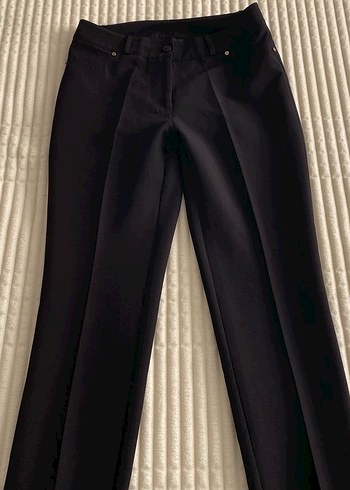 Siyah Kadın Kumaş Pantolon - Görsel 5
