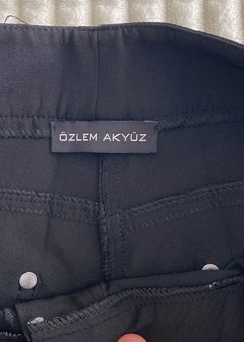 Siyah Kadın Kumaş Pantolon - Görsel 4