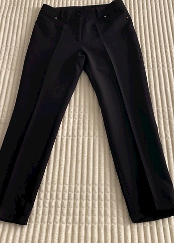 Siyah Kadın Kumaş Pantolon - Görsel 2