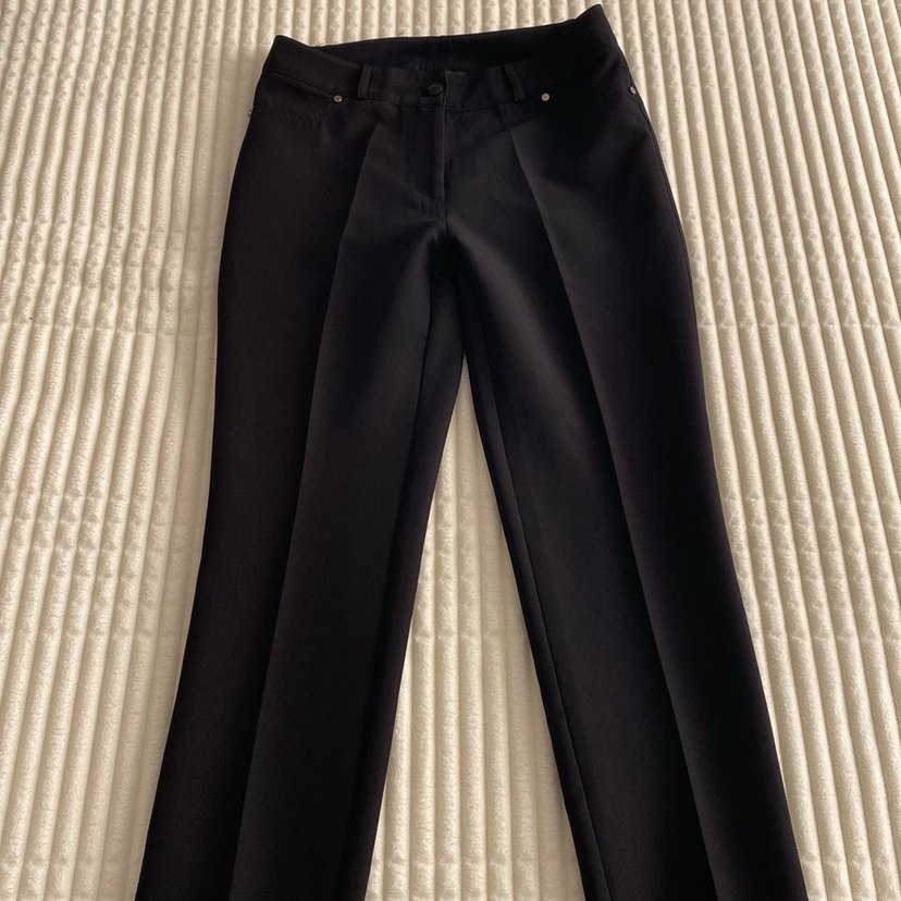 Siyah Kadın Kumaş Pantolon - Görsel 5