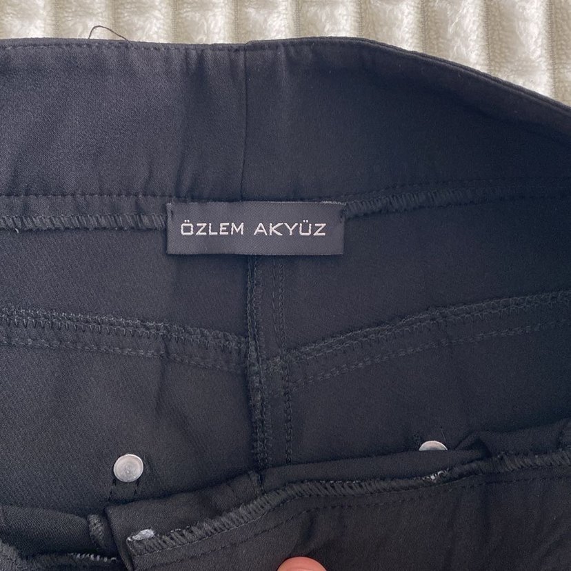 Siyah Kadın Kumaş Pantolon - Görsel 4