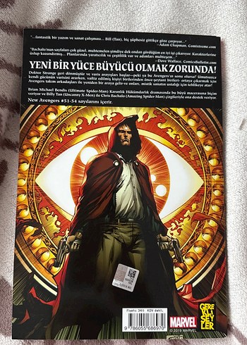  Beden Marvel The New Avengers: Yüce Büyücü Arayışı
