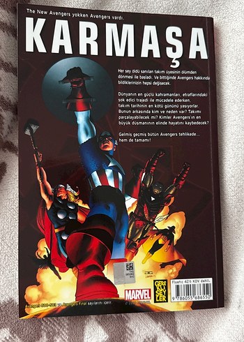  Beden Marvel Avengers: Dağıldı Çizgi Roman