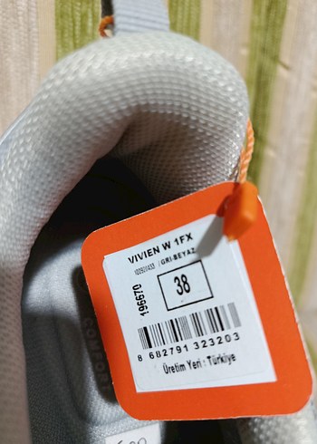 Gri Kinetix Bağcıklı Spor Ayakkabı - Görsel 4