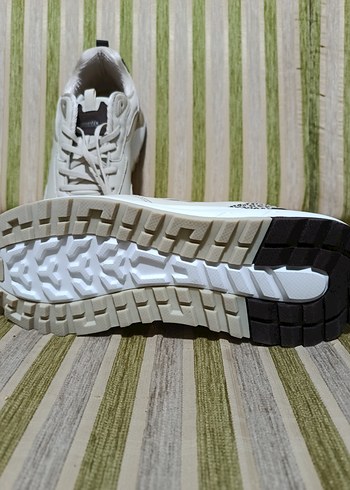 bej leopar Desenli Platform Spor Ayakkabı - Görsel 3