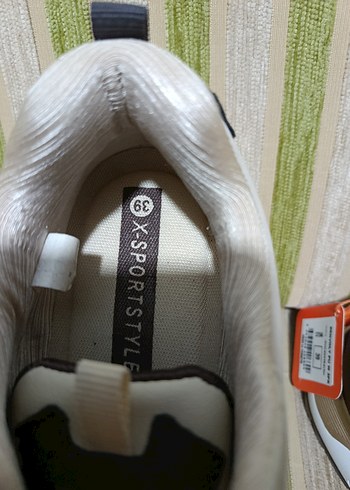 bej leopar Desenli Platform Spor Ayakkabı - Görsel 4