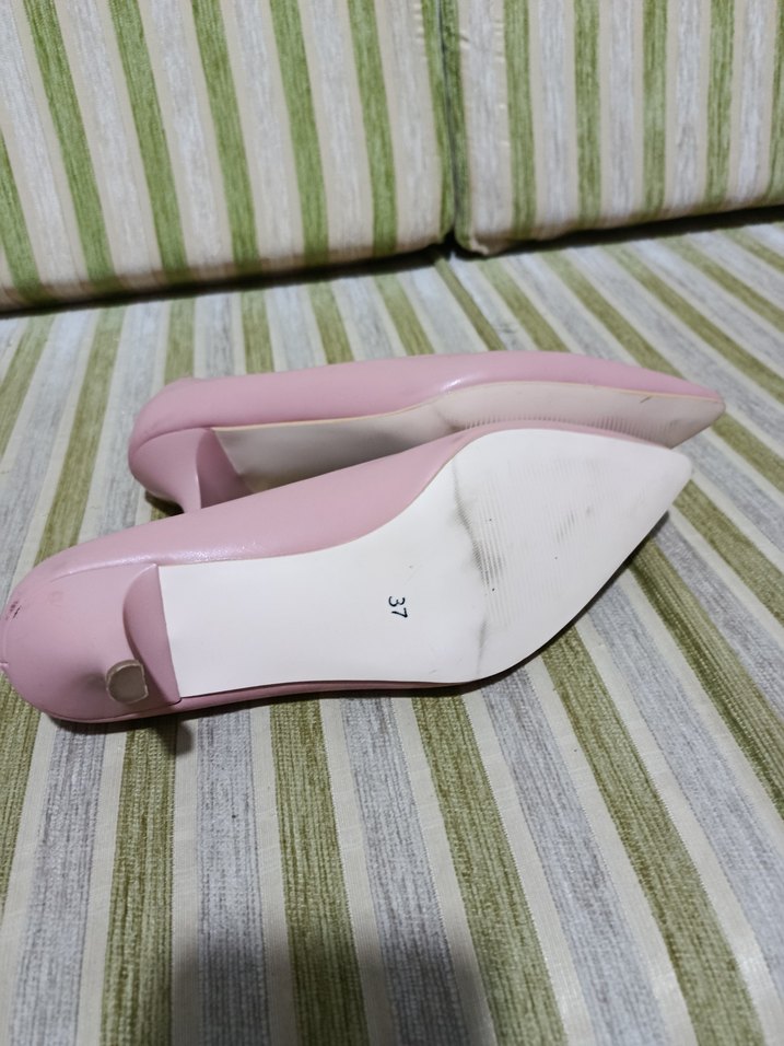 Pembe Minimalist Stiletto Topuklu Kadın Ayakkabı - Görsel 3