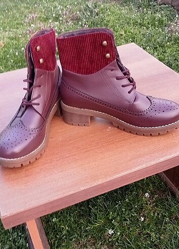 37 Beden bordo Renk Bordo kadin bot