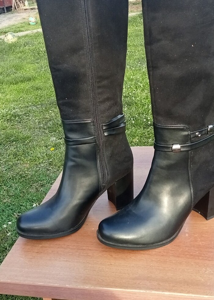 Topuklu kadin cizme - Görsel 3