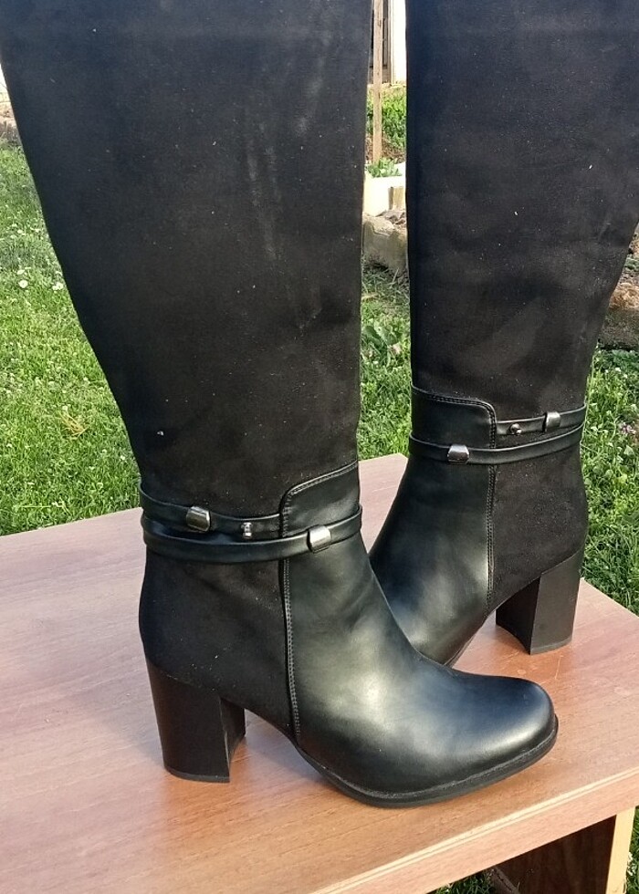 Topuklu kadin cizme - Görsel 4