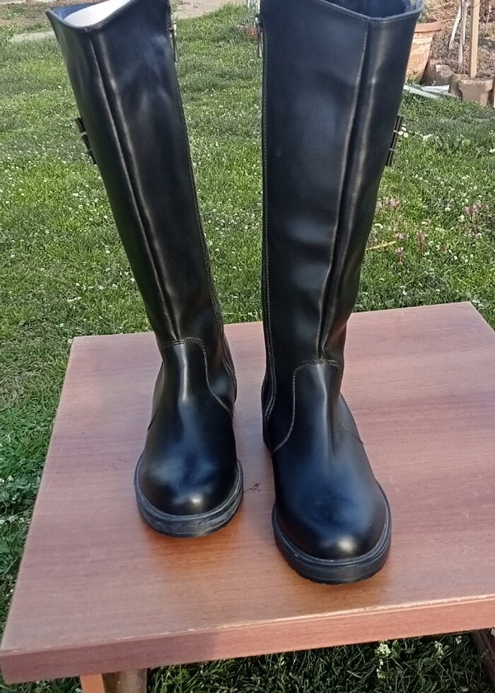 Düz taban kadin cizme - Görsel 3