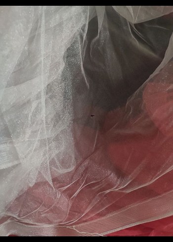 Lila Tüllü Abiye Elbise - Görsel 6