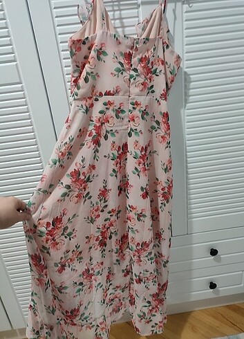 Trendyolmilla çiçek desenli elbise - Görsel 6