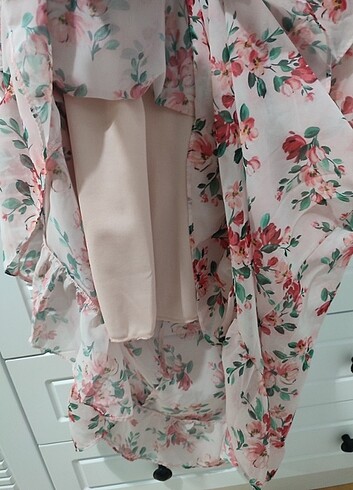 Trendyolmilla çiçek desenli elbise - Görsel 7