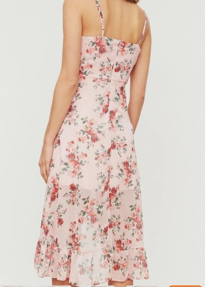 Trendyolmilla çiçek desenli elbise - Görsel 3