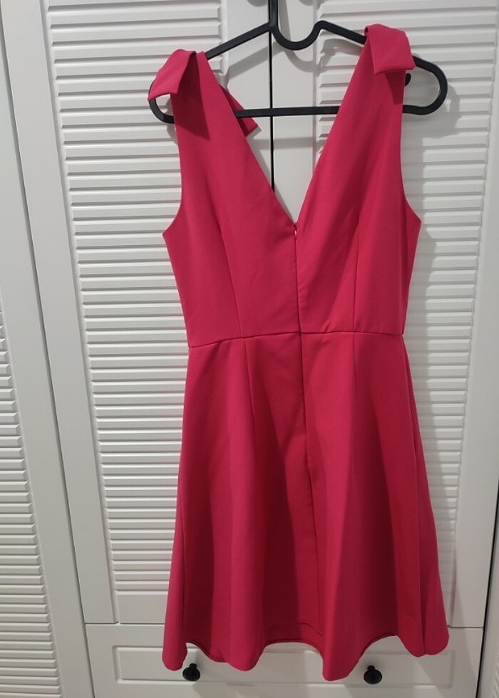 Trendyolmilla fuşya elbise - Görsel 2