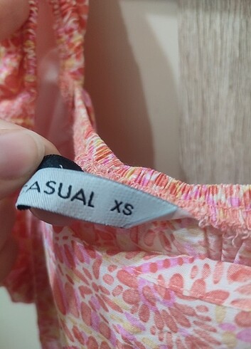 Kare yaka desenli balon kol elbise - Görsel 5