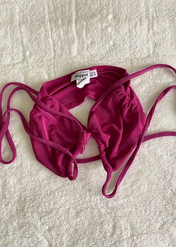 Kadın Kadife Bikini Üstü - Görsel 2