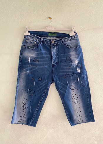 Erkek Kısa Kot Pantolon
