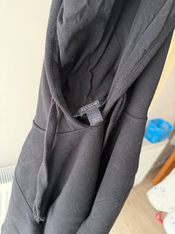 Allsaints Siyah Kapüşonlu eşofman takımı — görsel 4/8