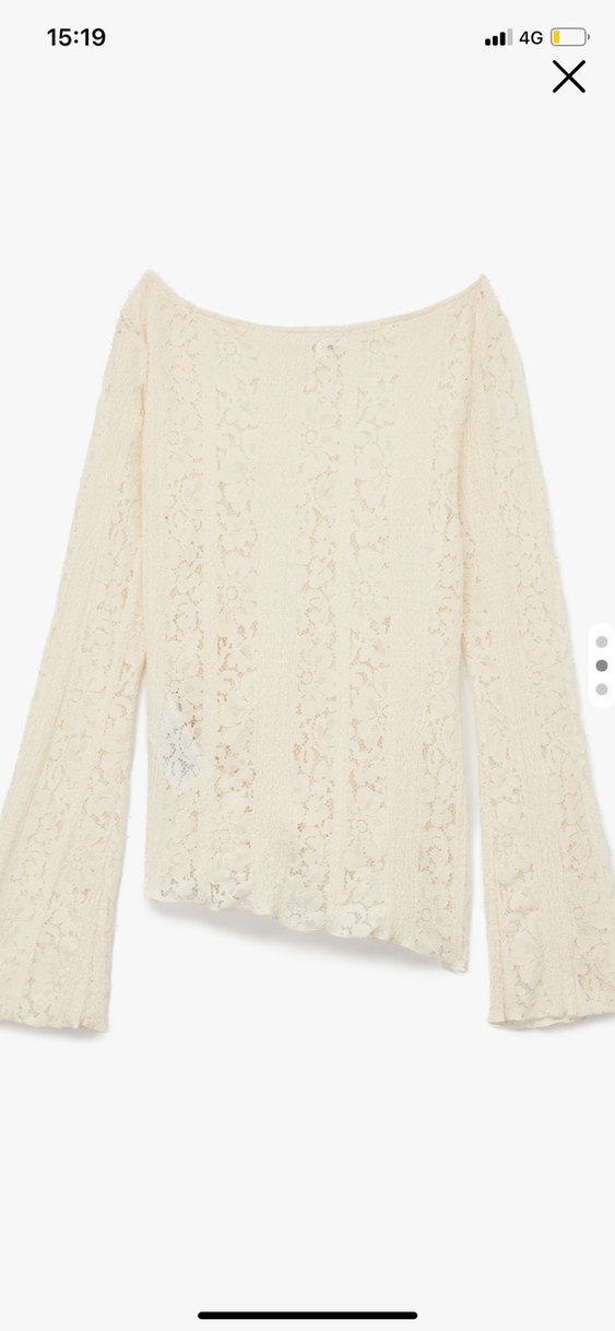 Dantel bluz - Görsel 2