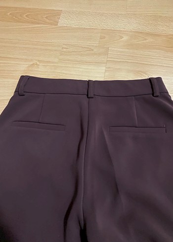 Bej Kadın Rahat Kesim Kumaş Pantolon - Görsel 3