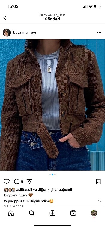 Kısa blazer