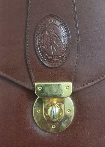 VİNTAGE EVRAK CANTASI - Görsel 2