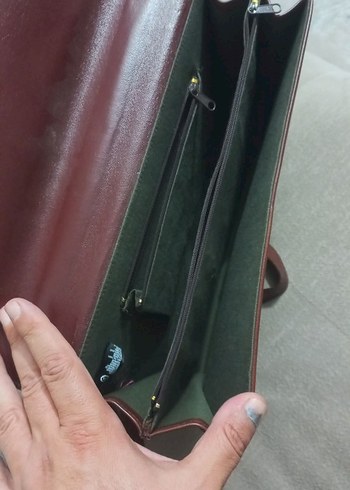 VİNTAGE EVRAK CANTASI - Görsel 6