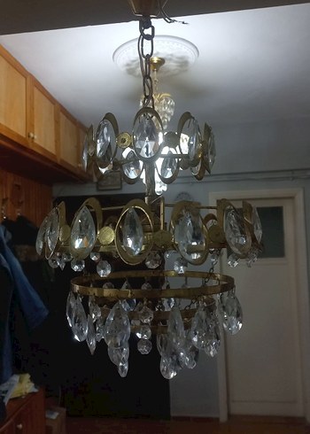 ANTİKA KRİSTAL AVİZE - Görsel 6